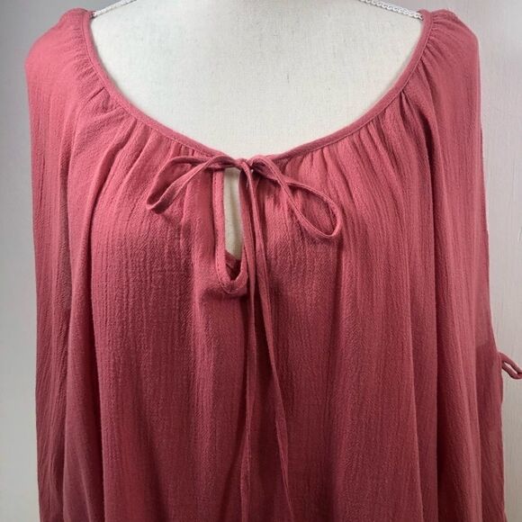 Johnny Was Calme Gauze Split Top M - Picture 5 of 12